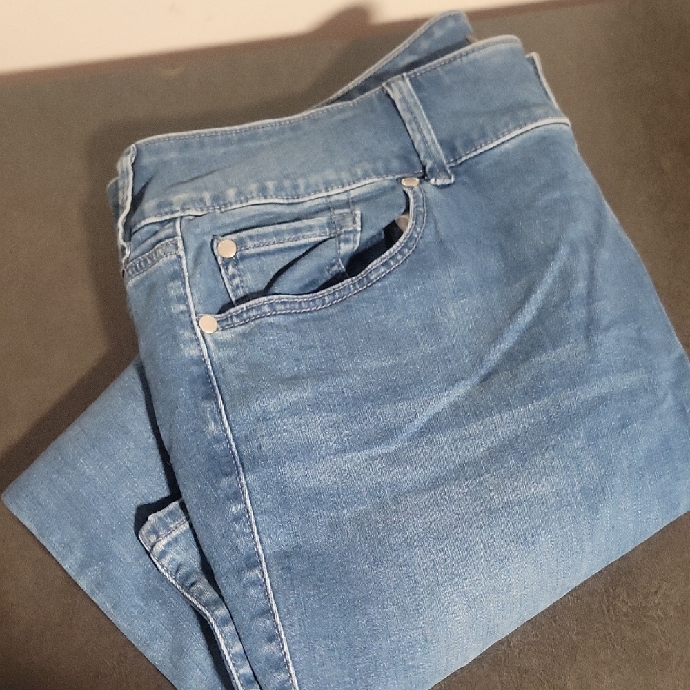 Torrid Light Blue Straight Jeans